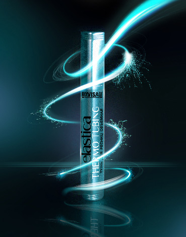 Тушь для ресниц объемная ELASTICA THERMO TUBING