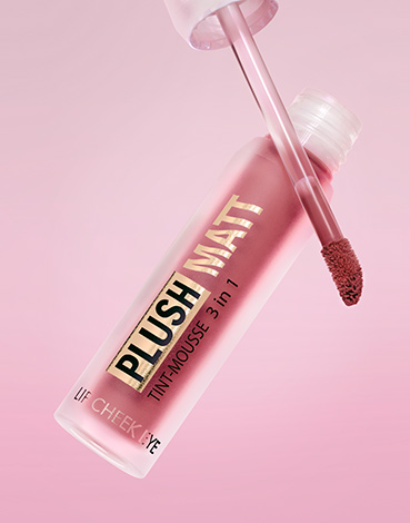 Тинт-мусс 3 в 1 для губ, щек и век PLUSH MATT