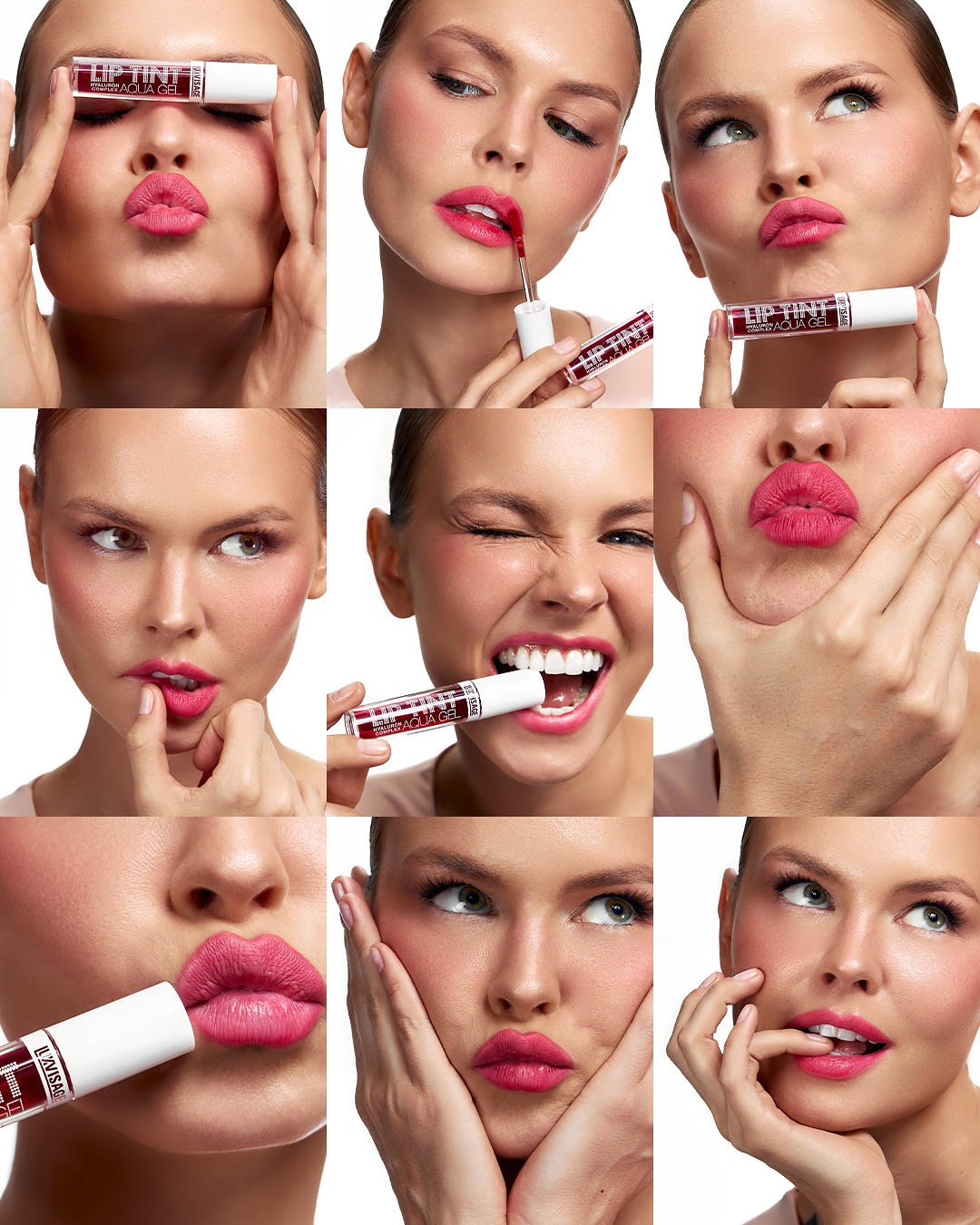 Тинт для губ с гиалуроновым комплексом LIP TINT AQUA GEL hyaluron complex